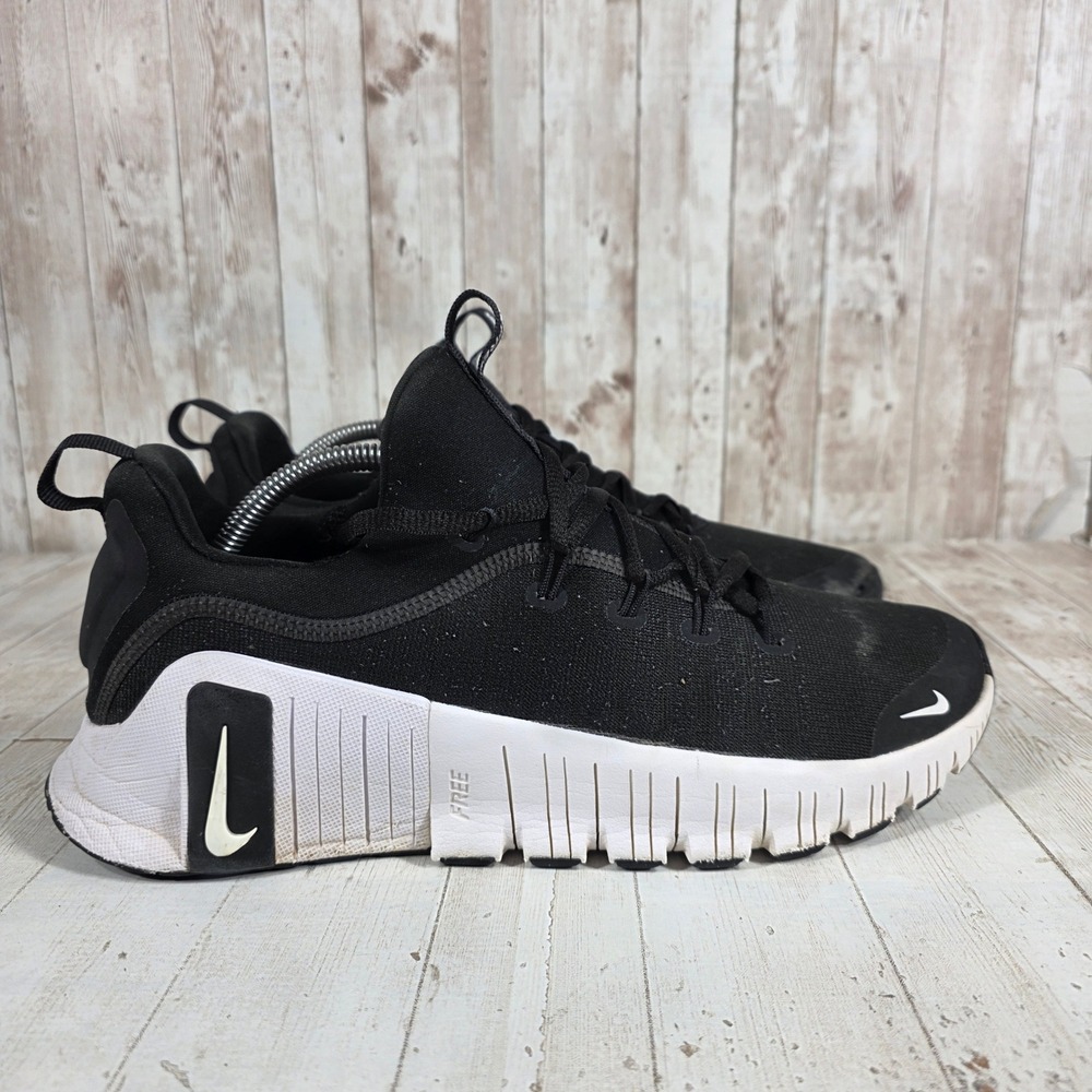 Nike Free Metcon 5 Mens Black White Training Shoes FJ7127-001 Size 10.5